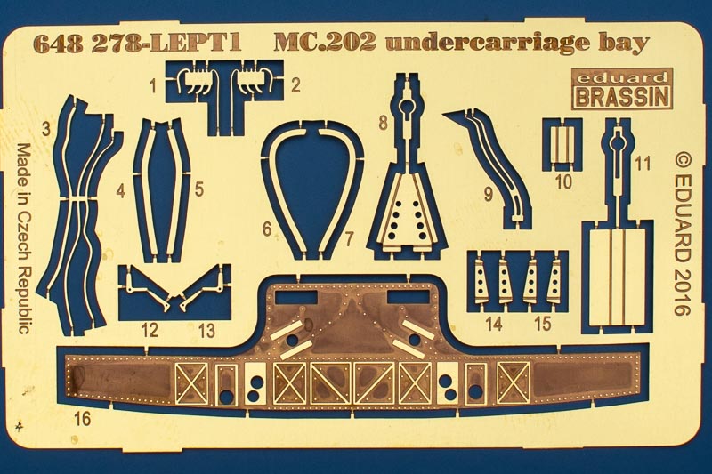 Eduard Brassin - MC.202 undercarriage bay