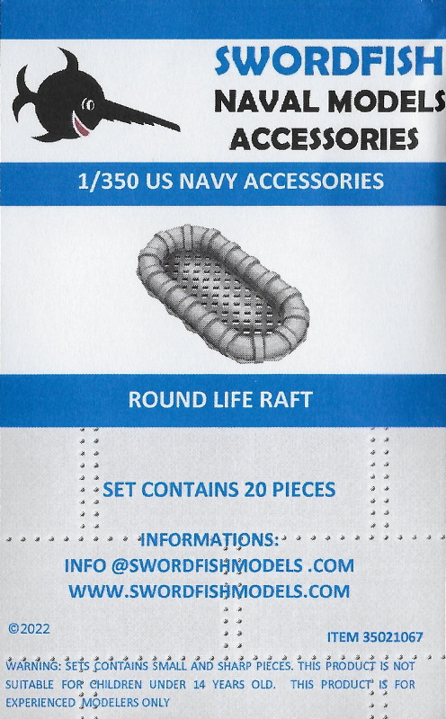 Swordfish Models  - Round Life Raft