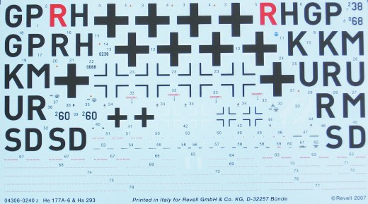 Revell - Heinkel He 177 A-6 "GREIF" & HS 293