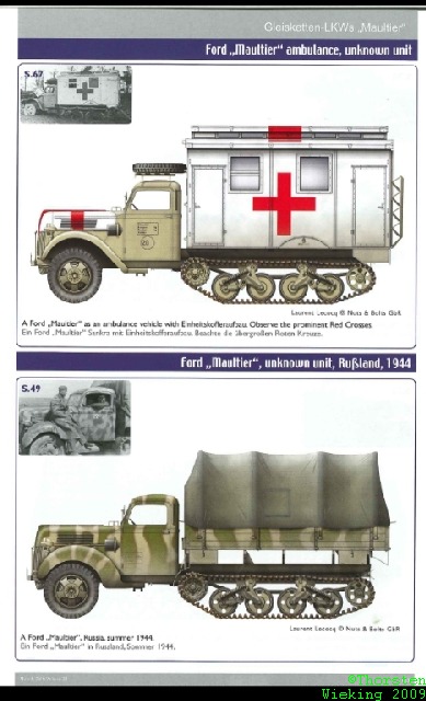  - Gleisketten-LKWs "Maultier" (Sd.Kfz. 3)