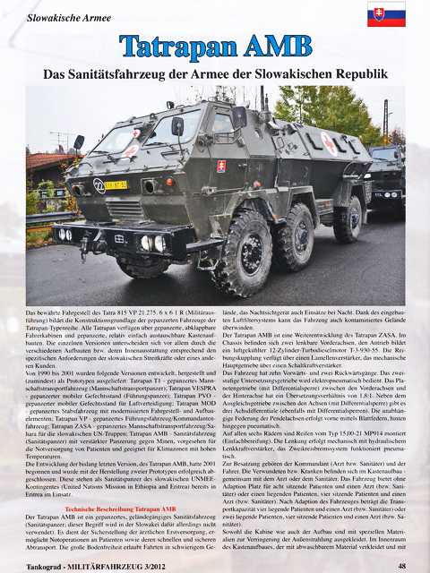  - Tankograd MILITÄRFAHRZEUG Ausgabe 3/2012