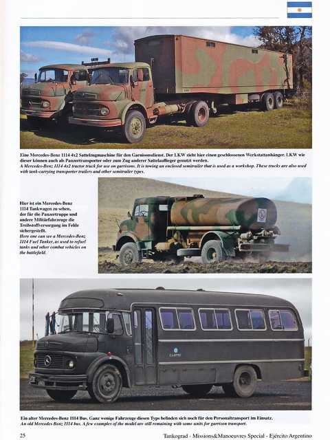  - Ejército Argentino - Vehicles of the Modern Argentine Army