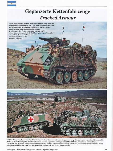  - Ejército Argentino - Vehicles of the Modern Argentine Army