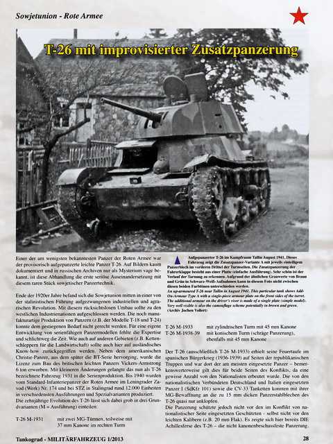  - Tankograd MILITÄRFAHRZEUG Ausgabe 1/2013