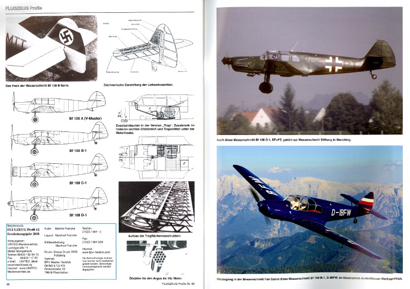  - Messerschmitt BF 108 Varianten