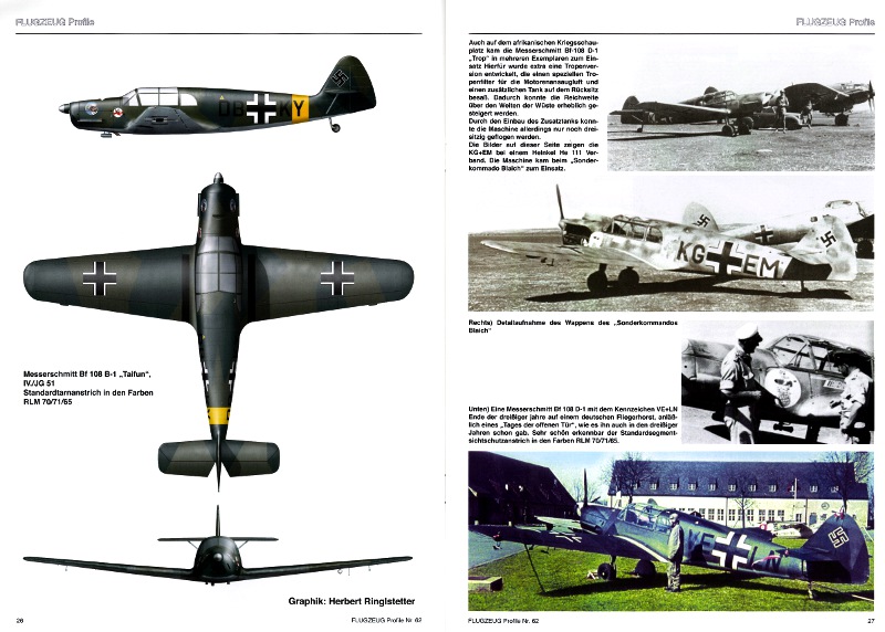  - Messerschmitt BF 108 Varianten