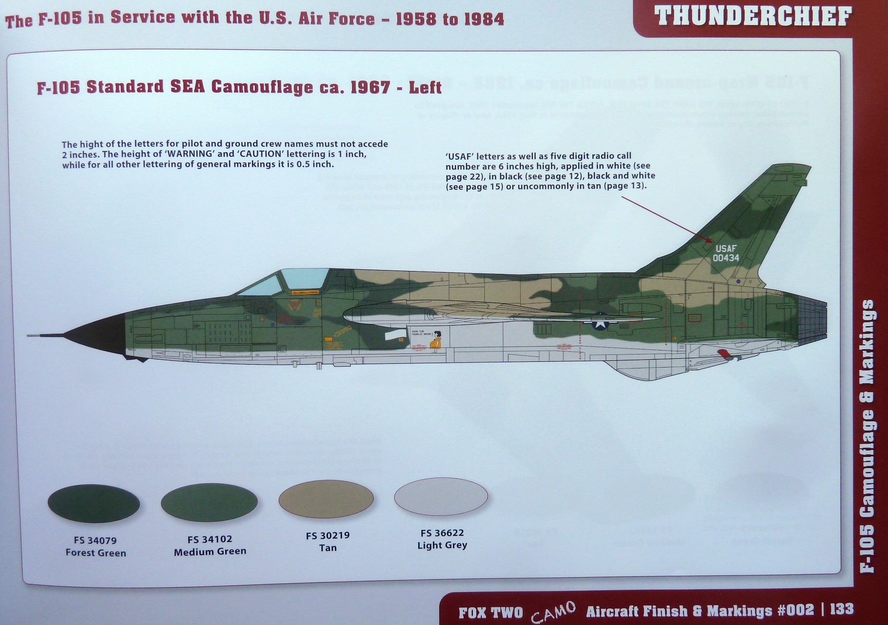  - Fox Two Camo - Republic F-105 Thunderchief