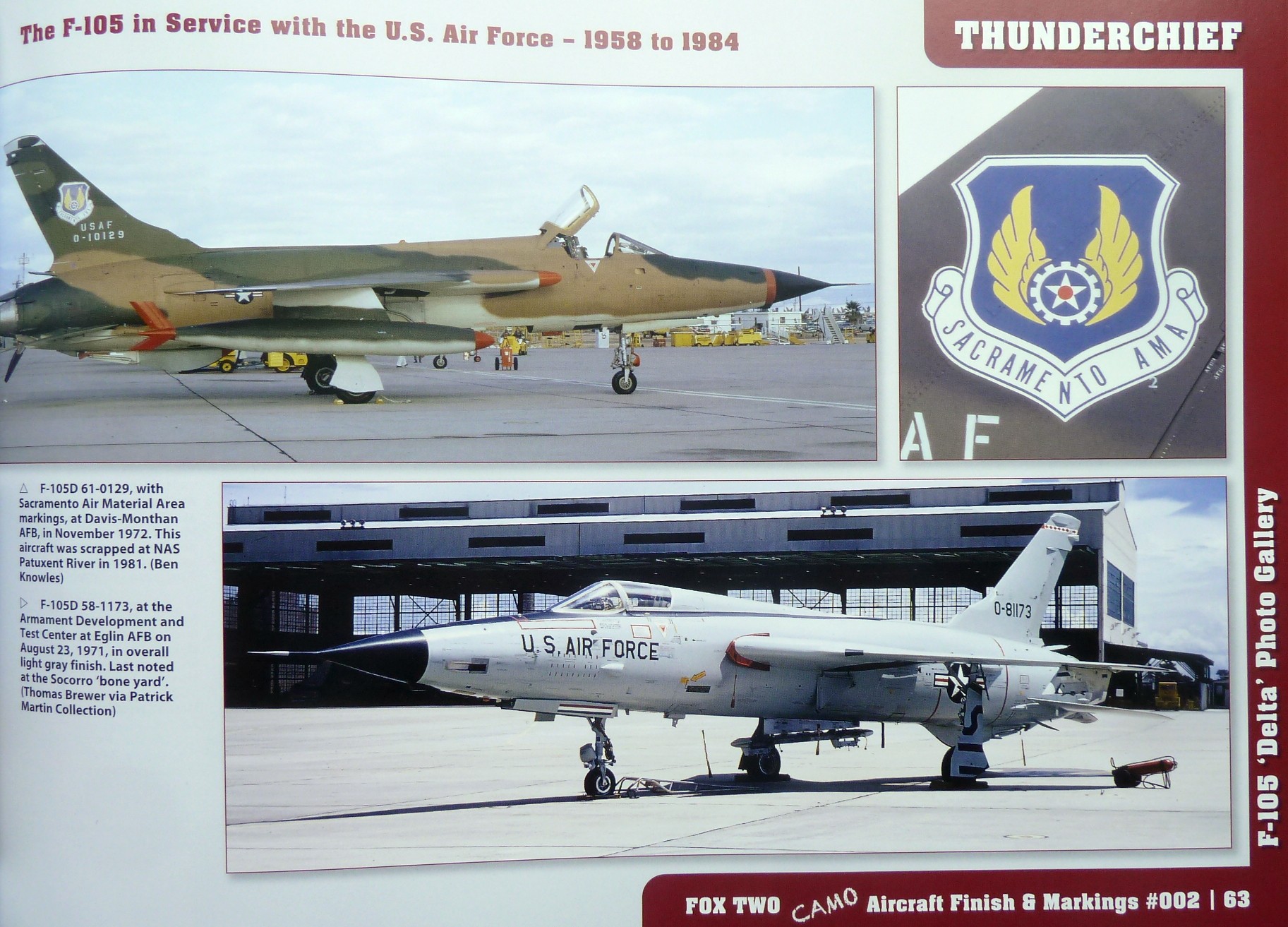  - Fox Two Camo - Republic F-105 Thunderchief