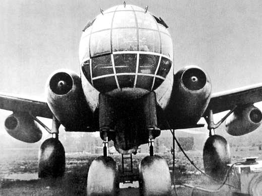 Ju287 V-1 mit der Kennung RS + RA