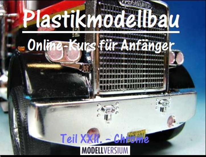 Plastikmodellbau Online-Kurs für Anfänger XXII