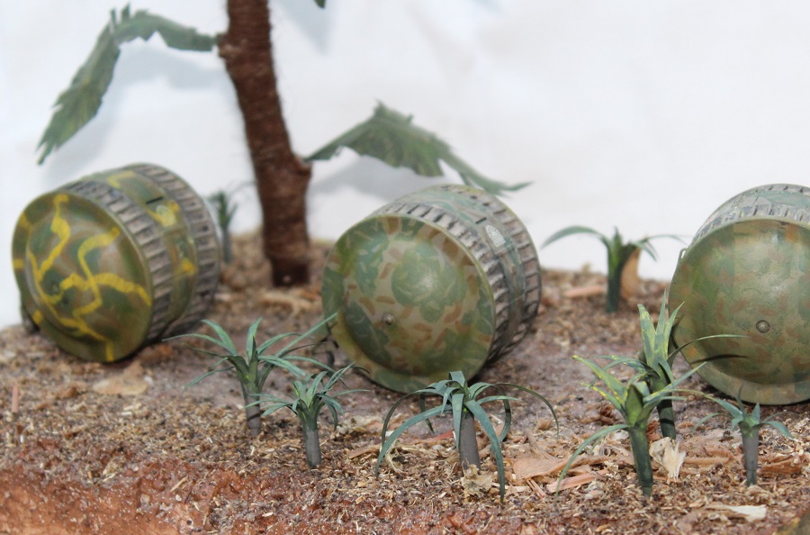 Pflanzen aus Papier fürs Diorama