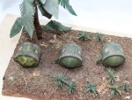 Pflanzen aus Papier fürs Diorama